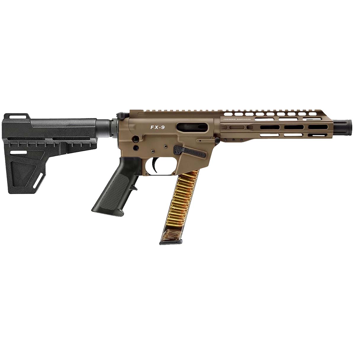 Freedom Ordnanc FX9P 9mm Luger 31+1 8" Handgun