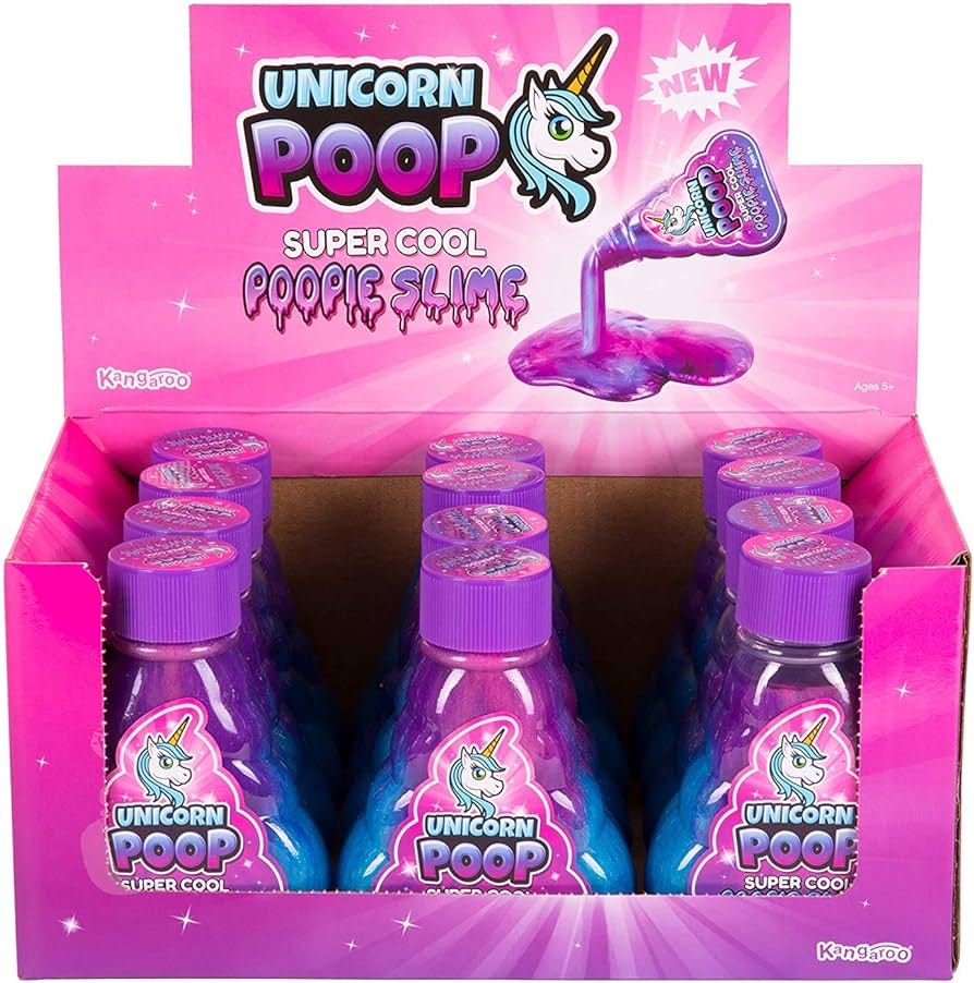 Kangaroo Unicorn Poop Super Cool Poopie Slime