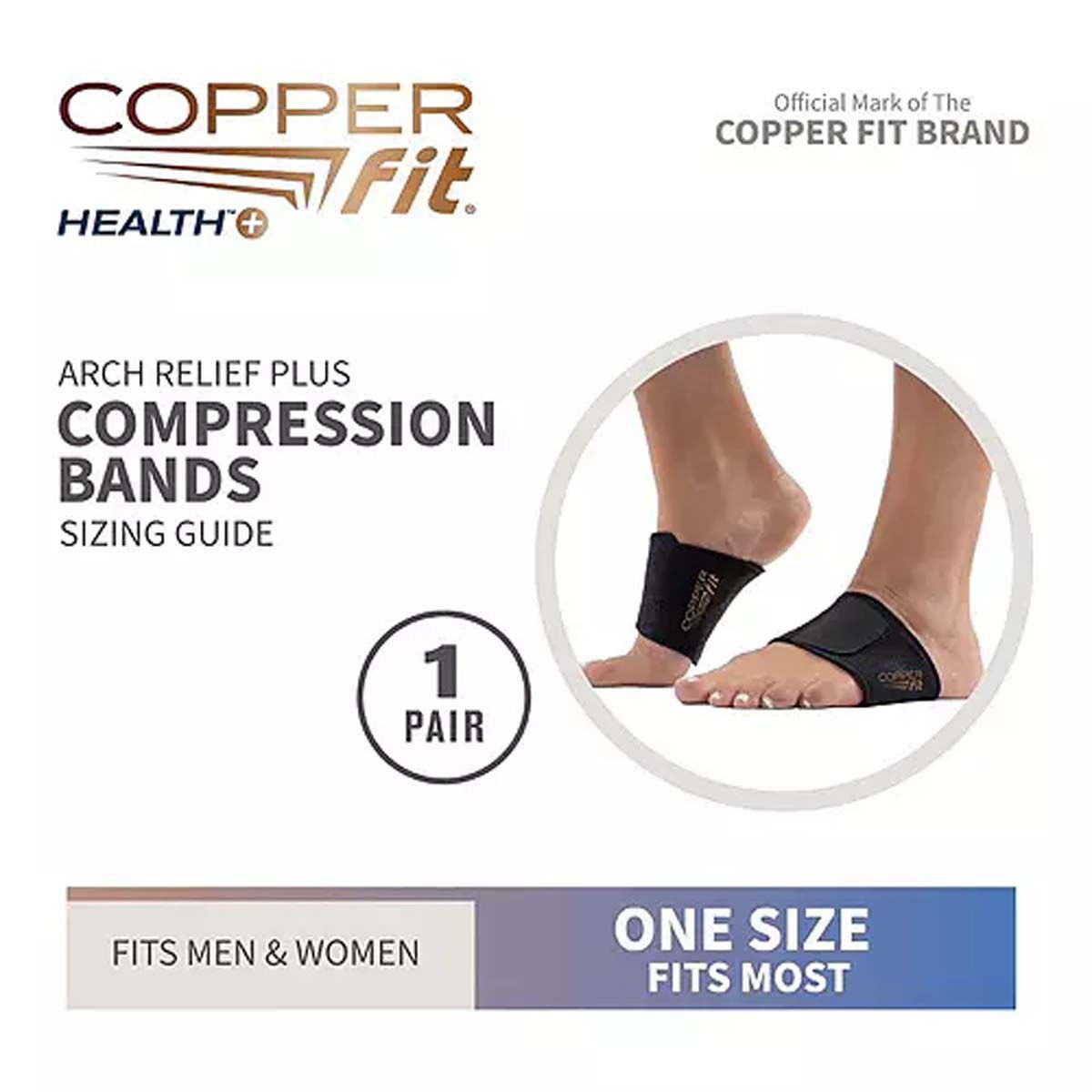 Copper Fit Arch Relief Compression Bands