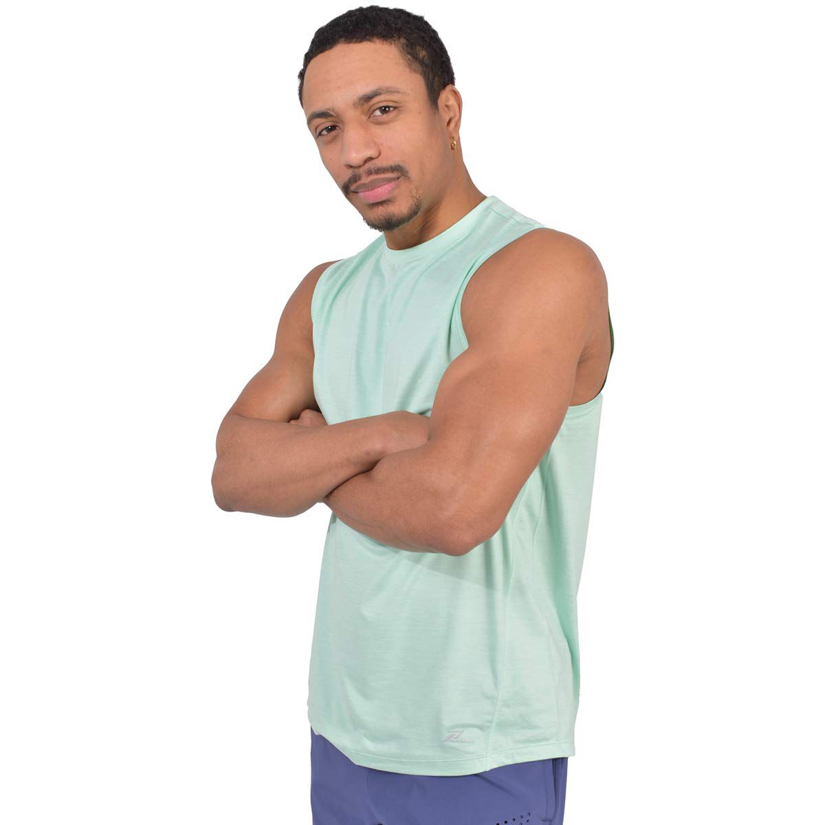Powerflex Men's Heather Johny Muscle Tank