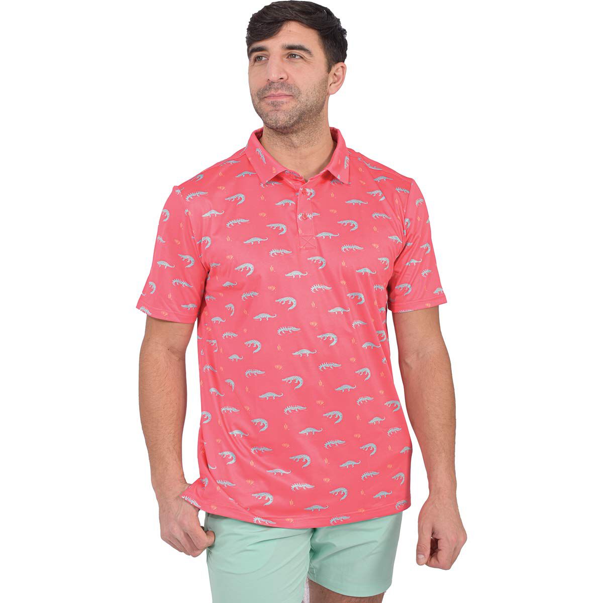 Aeroline Men's Short Sleeve Gator Polo