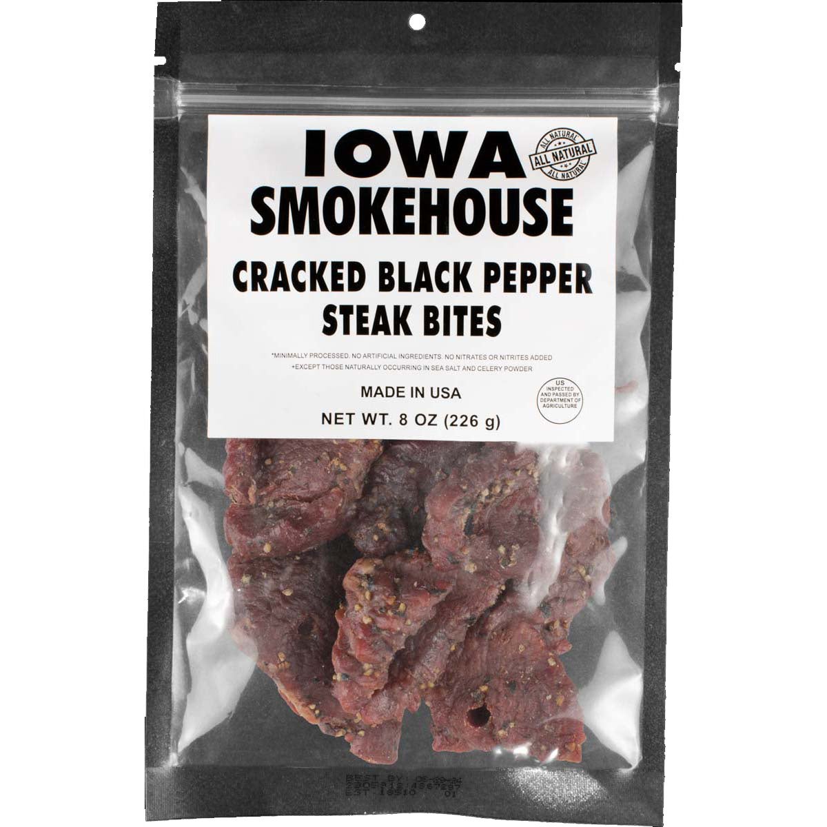 Iowa Smokehouse 8oz Black Pepper Steak Bites