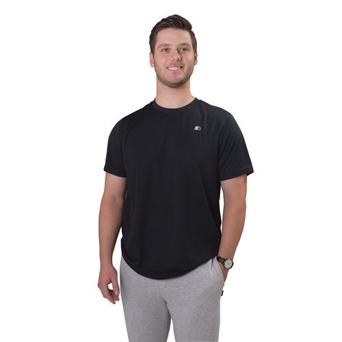 Starter Men's Short Sleeve Starter Solid Poly Tee