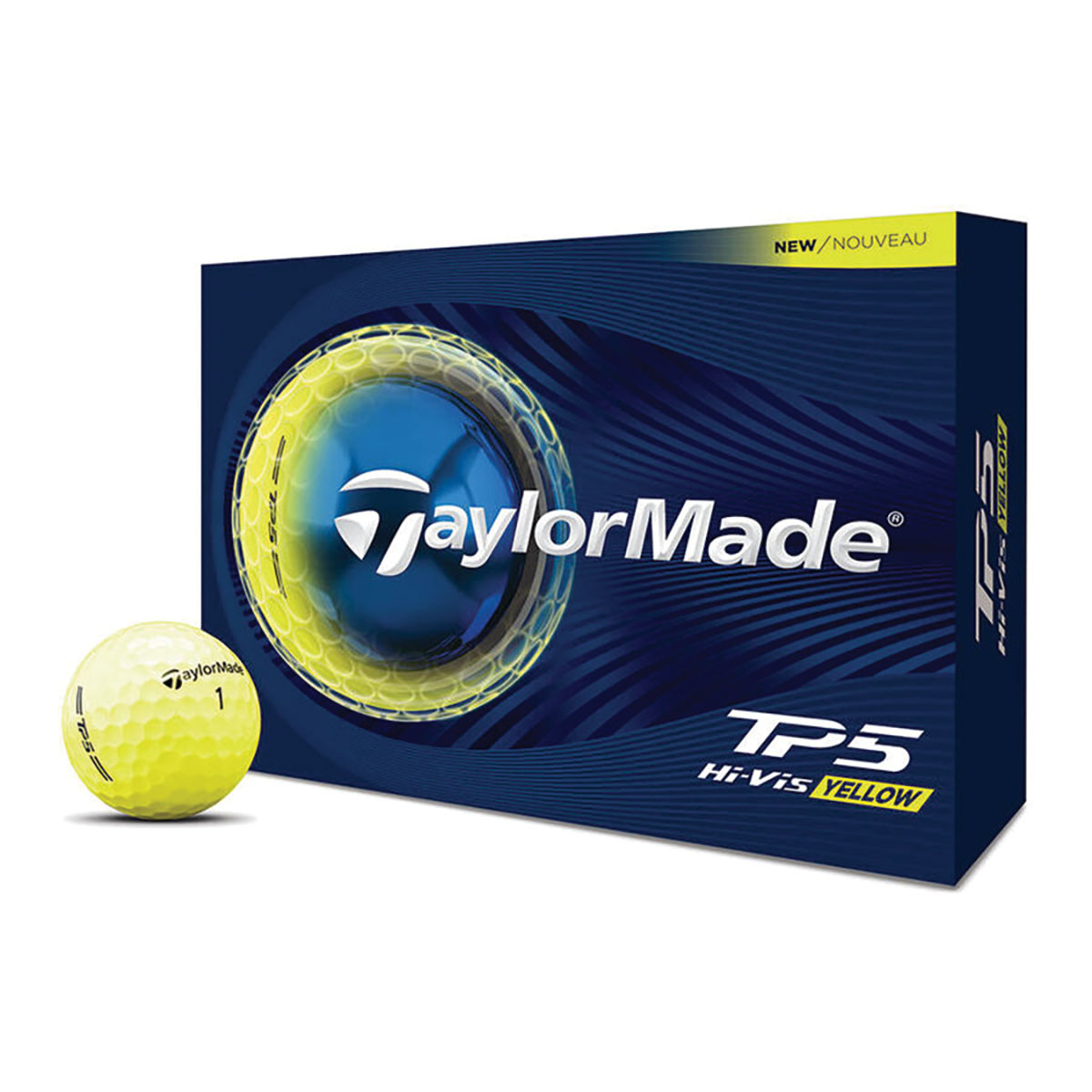 Taylormade 2026 TP5 Yellow Golf Balls 12-Pack