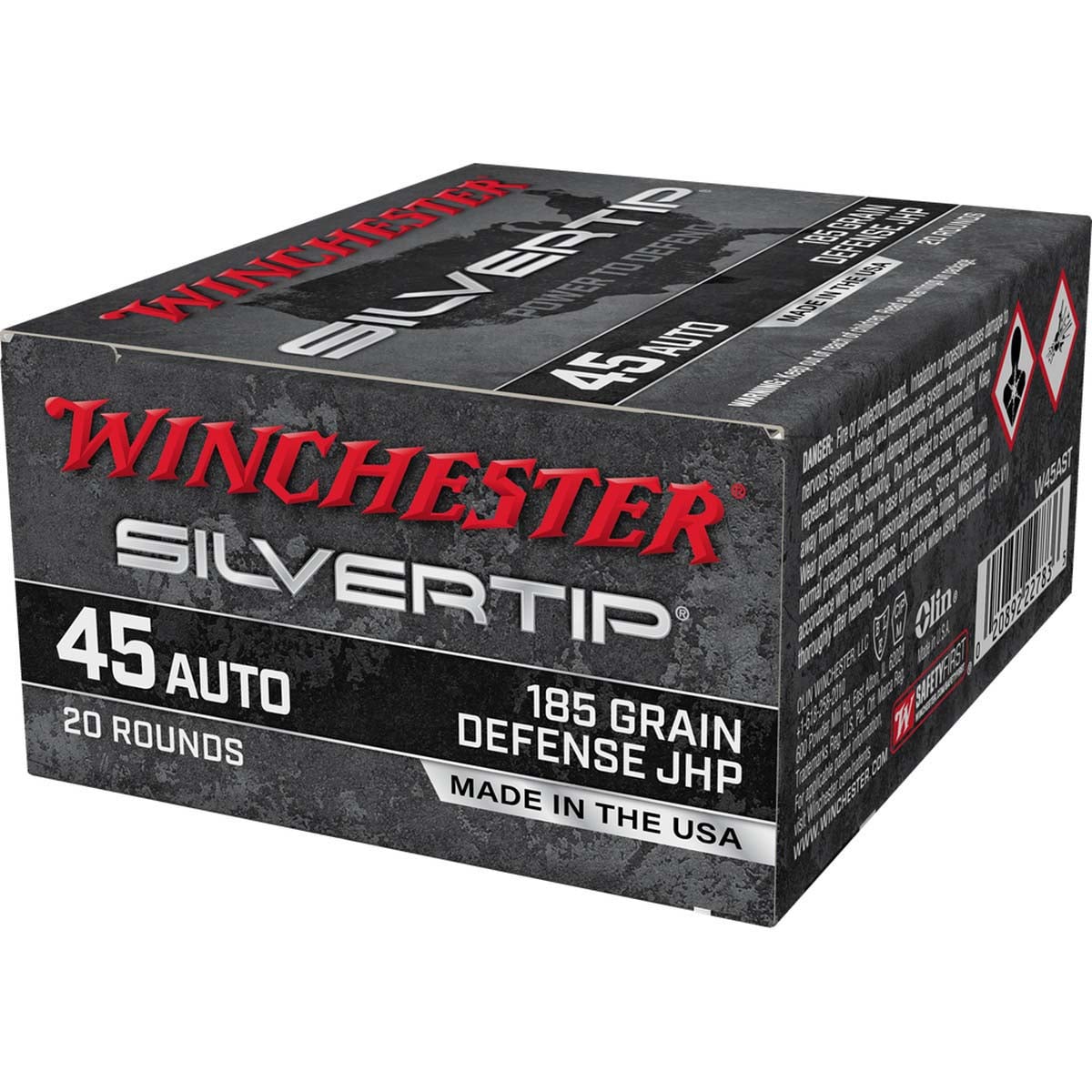 Winchester 45 Auto Silvertip Ammo
