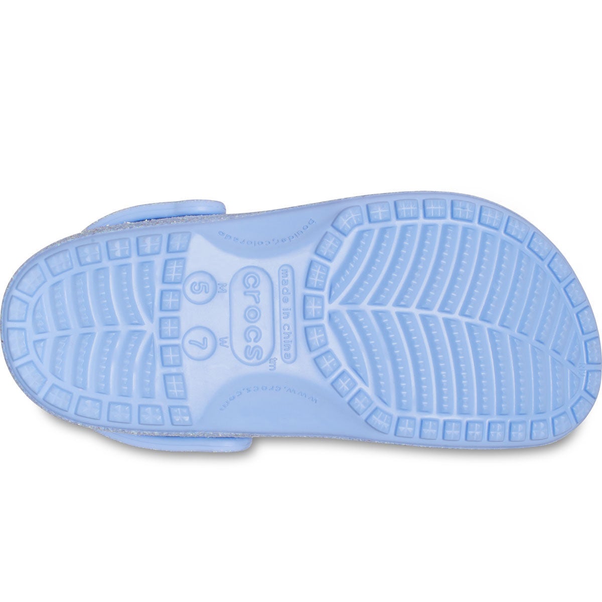 Crocs Women's Classic Glitter Moon Jelly Clogs