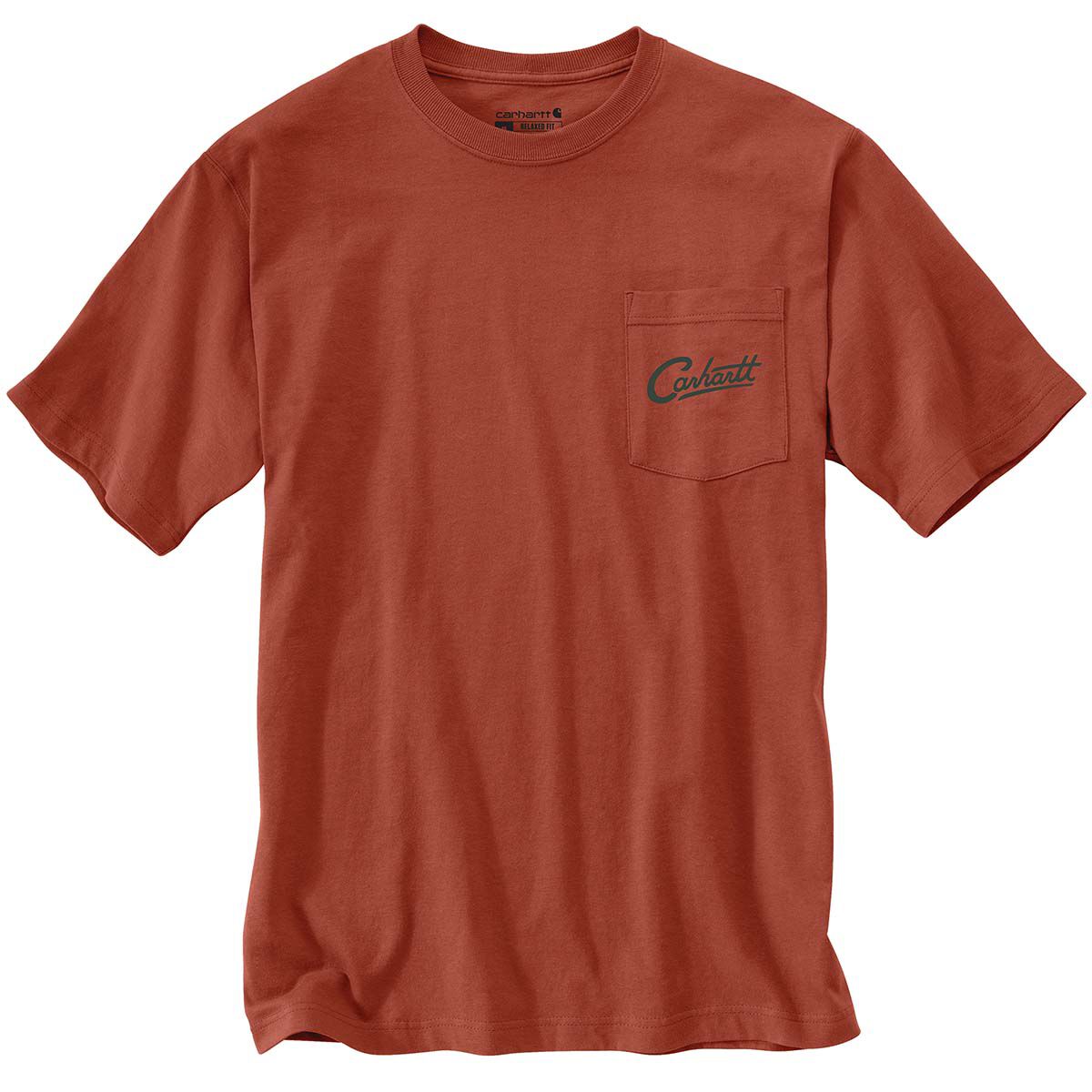 Carhartt Men's Relaxed Fit Short-Sleeve Pocket Camp Graphic T-Shirt