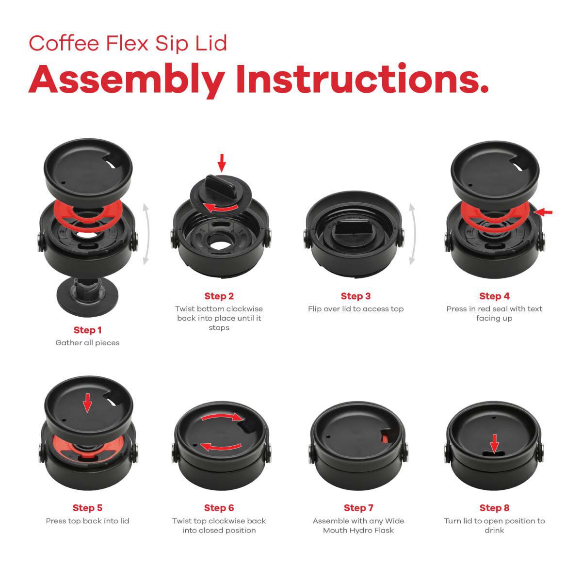 Hydro Flask Wide Mouth Flex Sip Cap