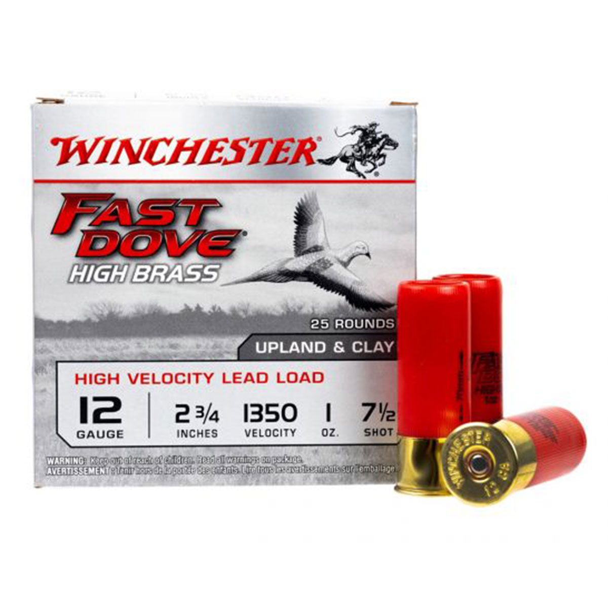 Winchester Fast Dove High Brass 2.75" 12 Gauge