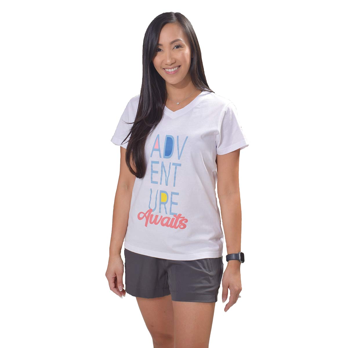 Canada Weather Gear Women's Short Sleeve V-Neck T-Shirt