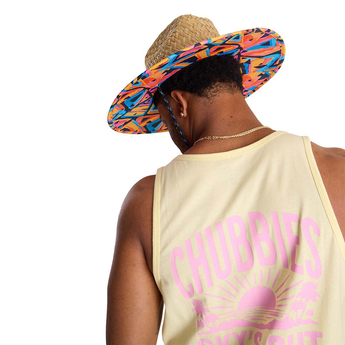 Chubbies Men's Exploding Nacho Straw Hat