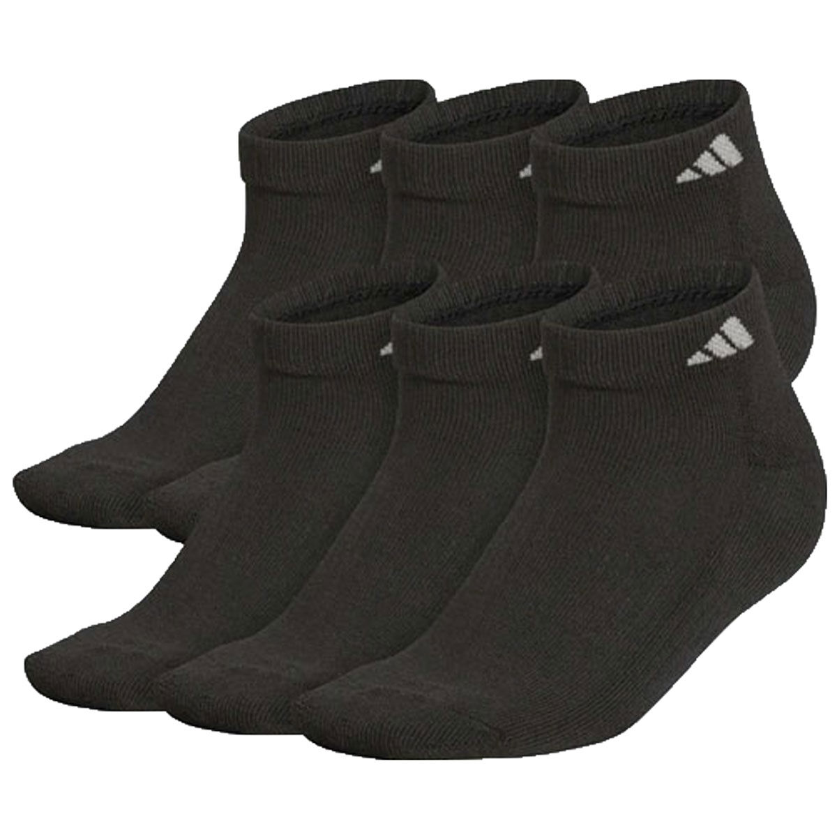 adidas Women's Athletic Cushioned 6-Pack Low Cut Sock