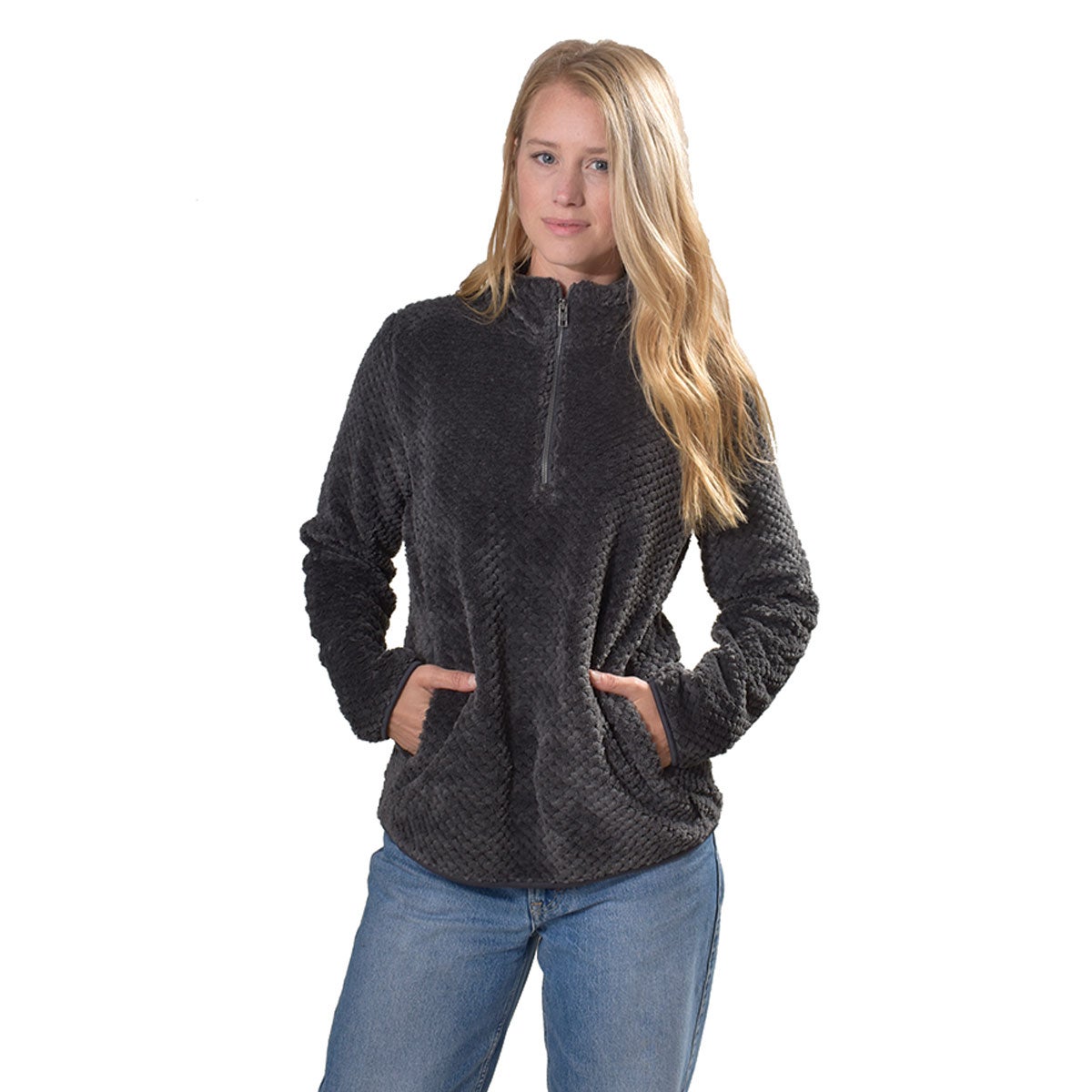 Avalanche Women's 1/4 Zip Pineapple Sherpa Jacket