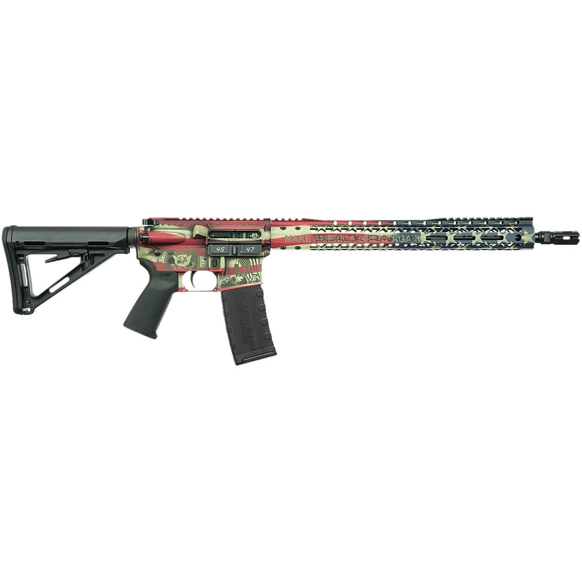 Black Rain Ordn 5.56SPEC15 16 TRUMP FLG Tactical Centerfire Rifle