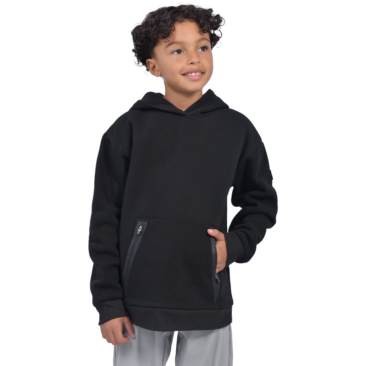 Powerflex Boy's Michael Pullover Zip Hoodie