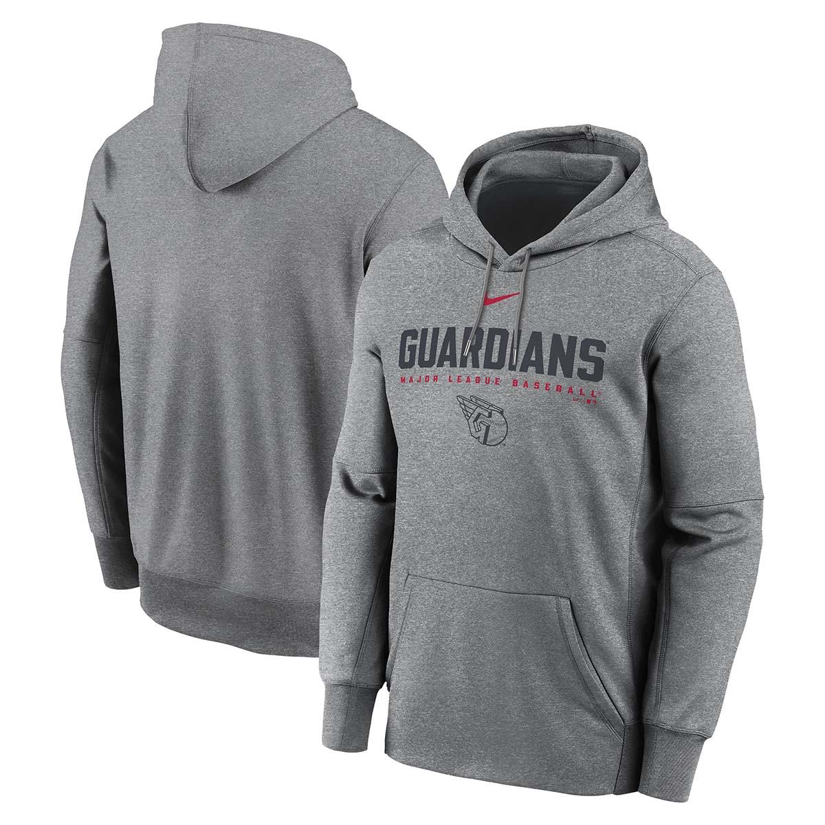 Nike Cleveland Guardians Therma Stacked Hoodie