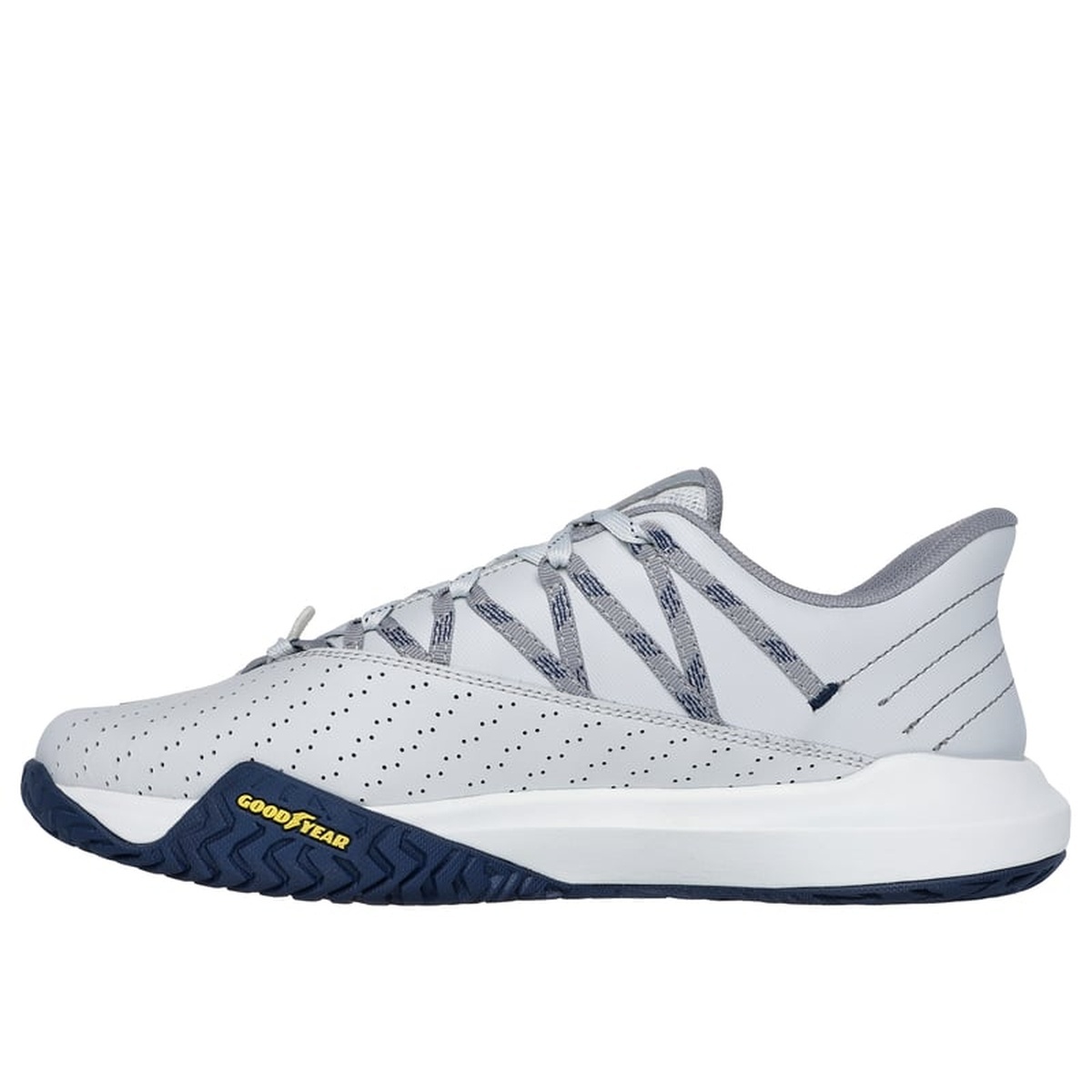 Men\'s Skechers Viper Court Rally Pickleball Sneaker Gray Navy Size 11.5 New Amazon.com | Skechers Men main image 3