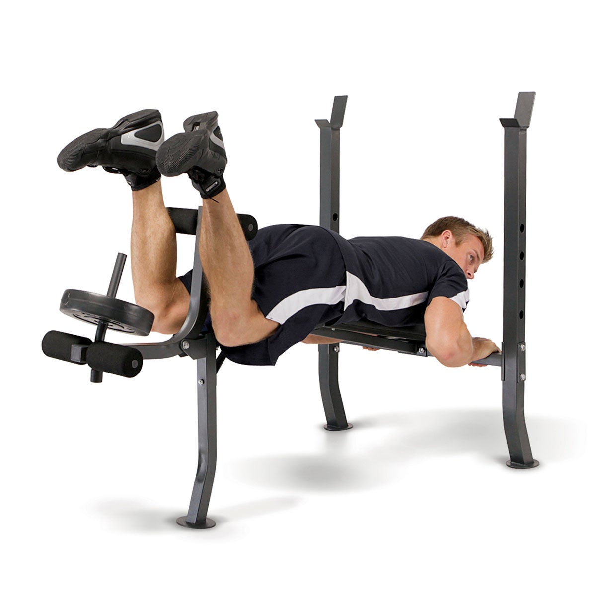 Marcy MD-2082W Mid Width Bench + 100 Weight Set