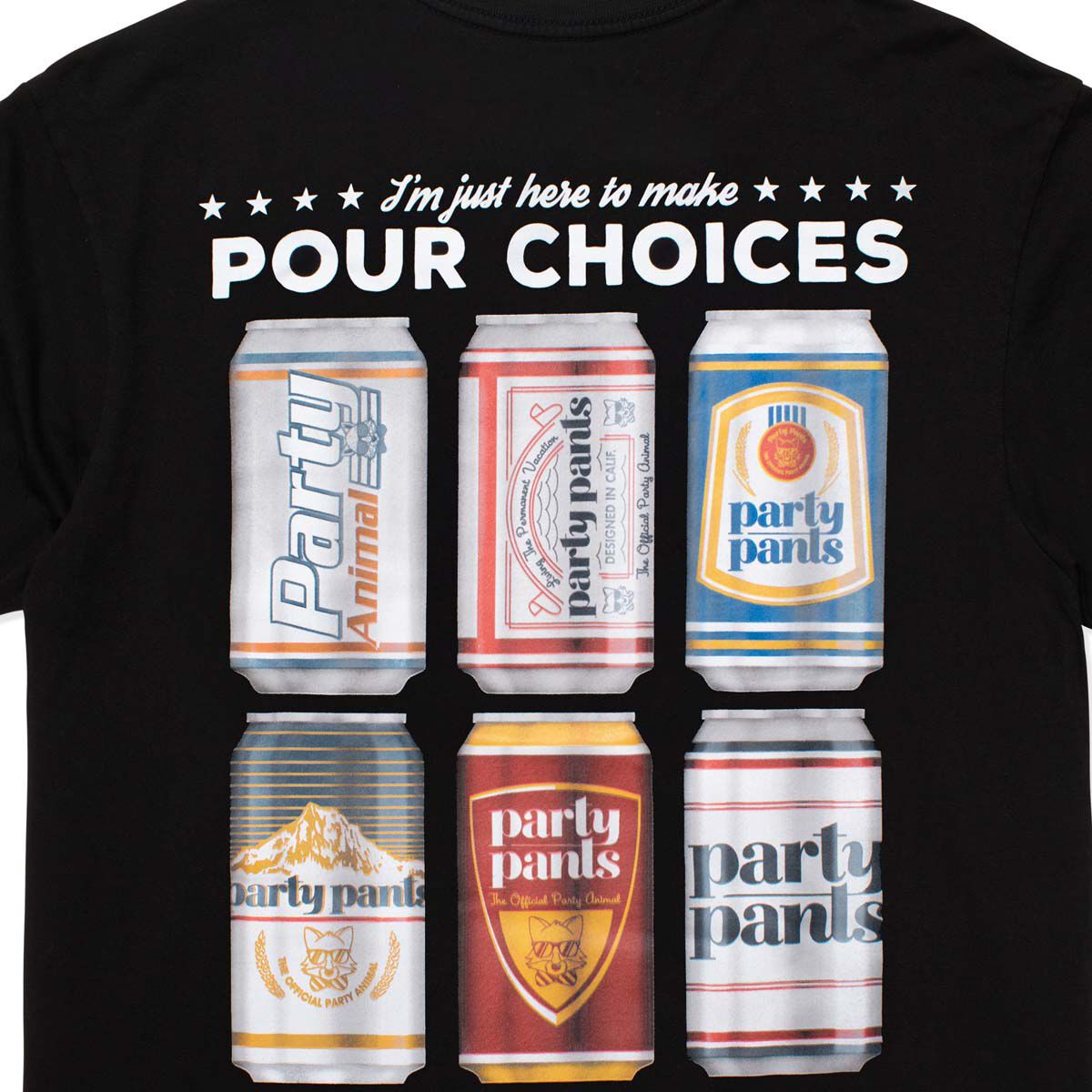 Party Pants Men's Pour Choices Short Sleeve Tee