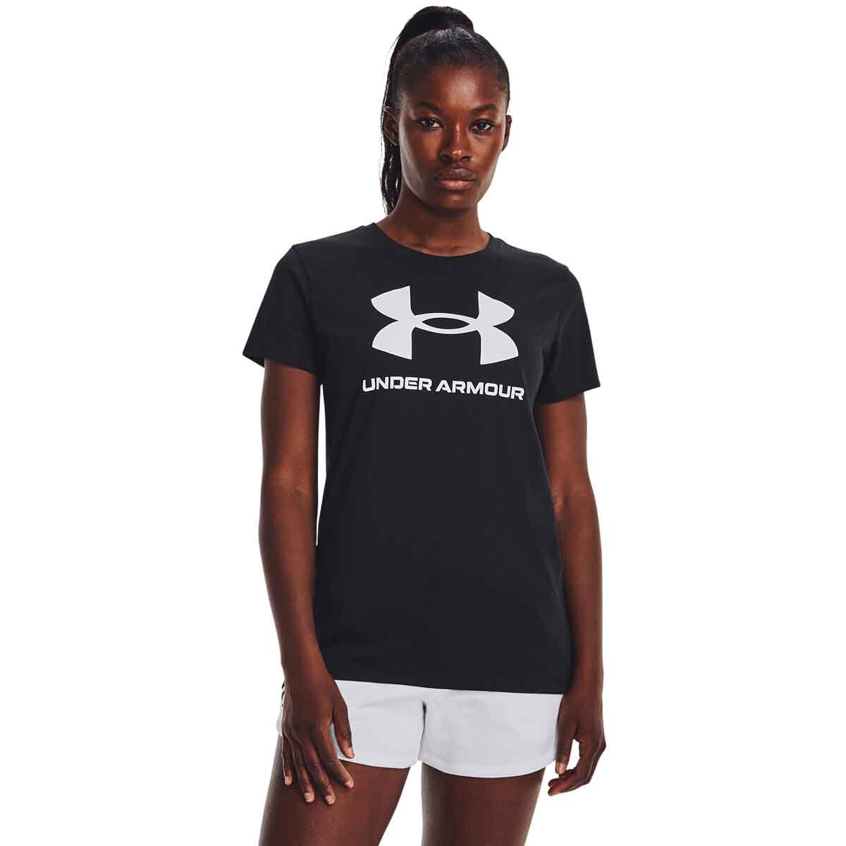 Under Armour Women's Sportstyle Logo Short Sleeve Crew Neck Tee