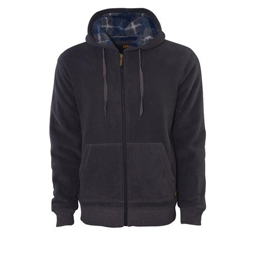 Lee Men's Polar Fleece Hood W/Sherpa Lining