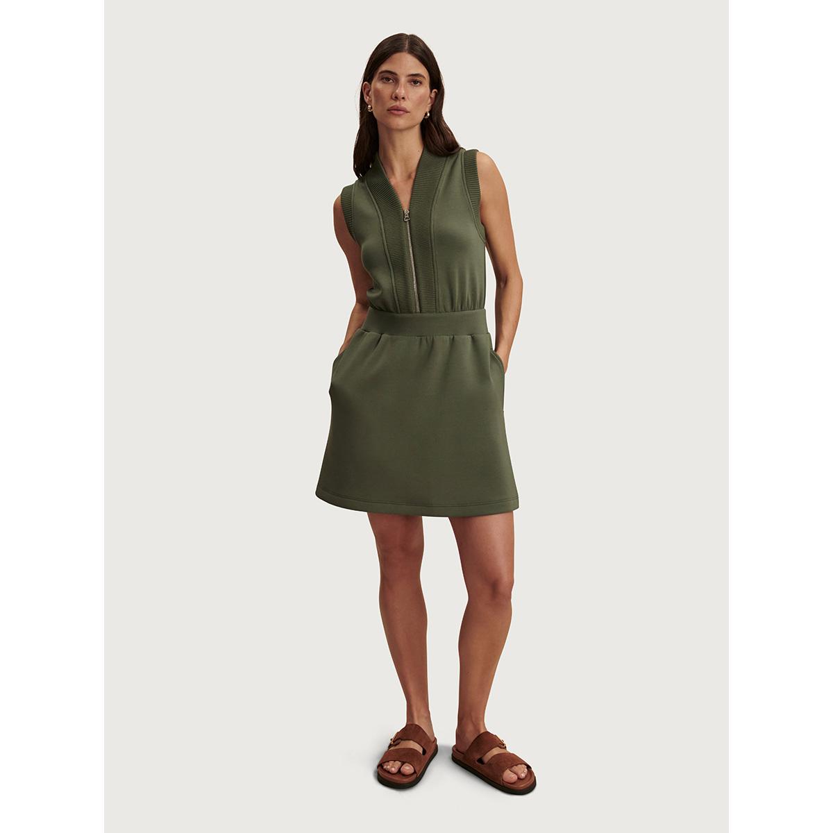Varley Women's Polyanna Half Zip Dress