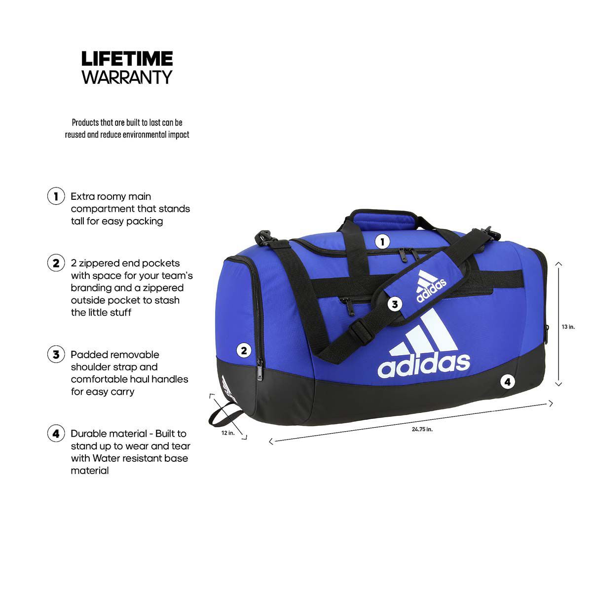 adidas Defender IV Medium Duffel