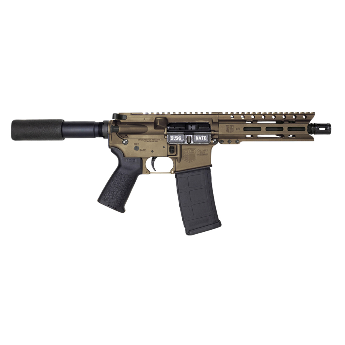 Diamondback 5.56 DB15 7 30R CRB/MDBRZ Handgun