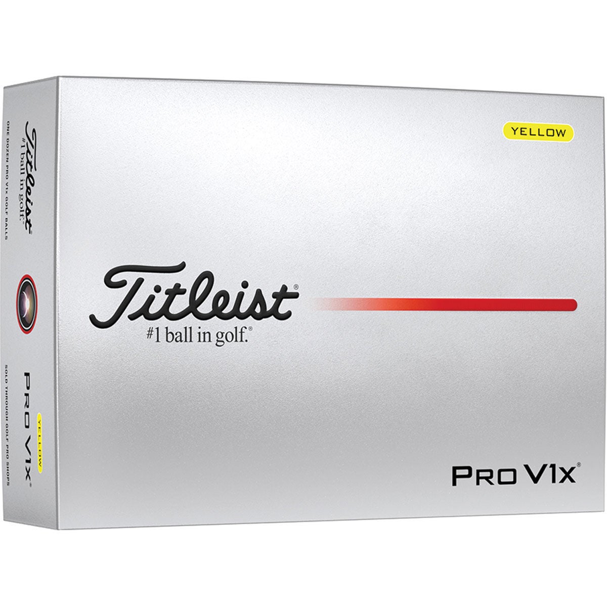 Titleist 2025 Pro V1X Golf Balls Yellow - 12 Pack