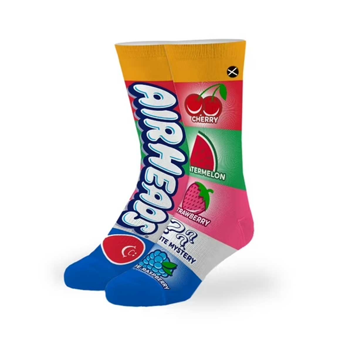Odd Men's Airheads Flavors Blue Crew Socks