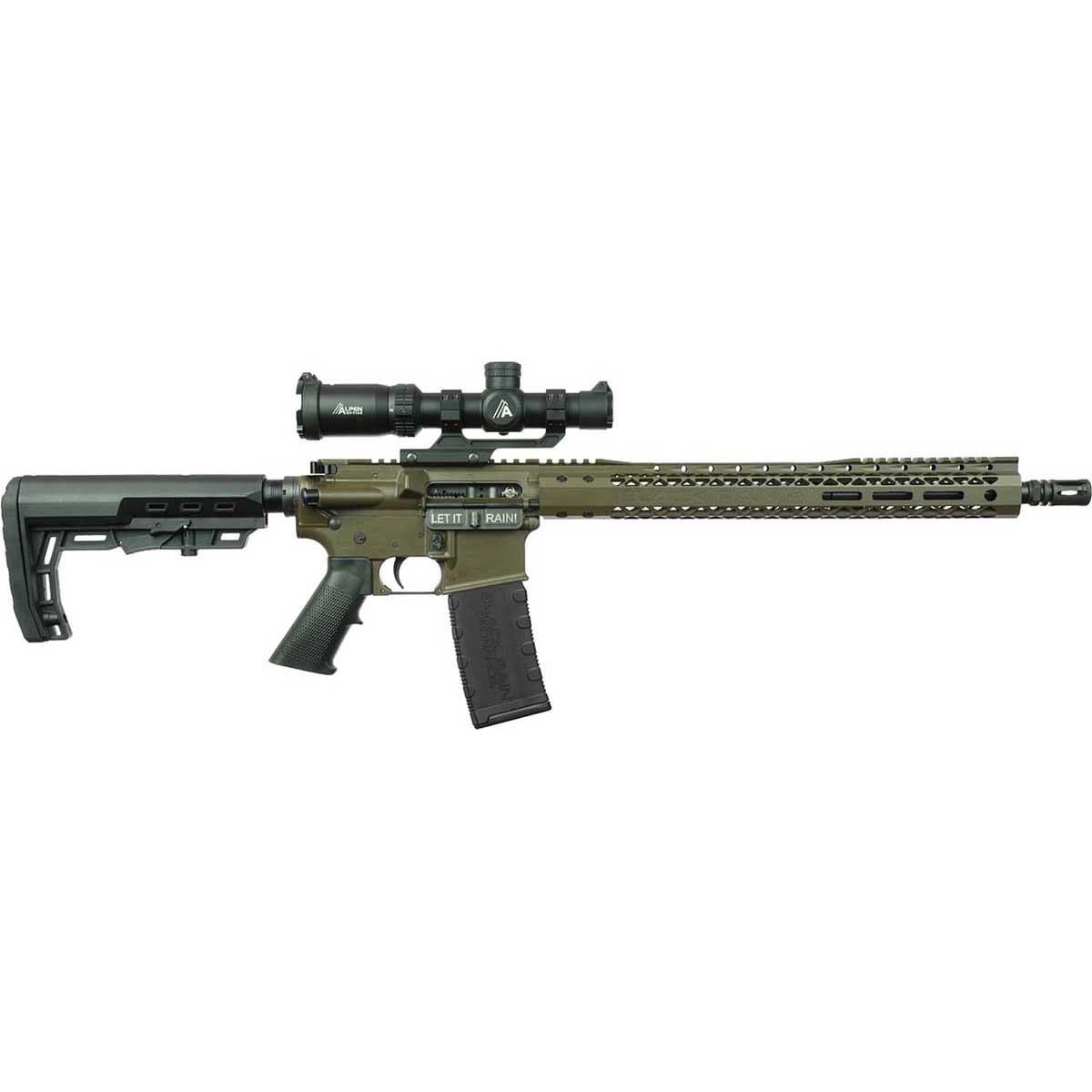 Black Rain Ordn 5.56 16 1-4X24 BADLAND Tactical Centerfire Rifle