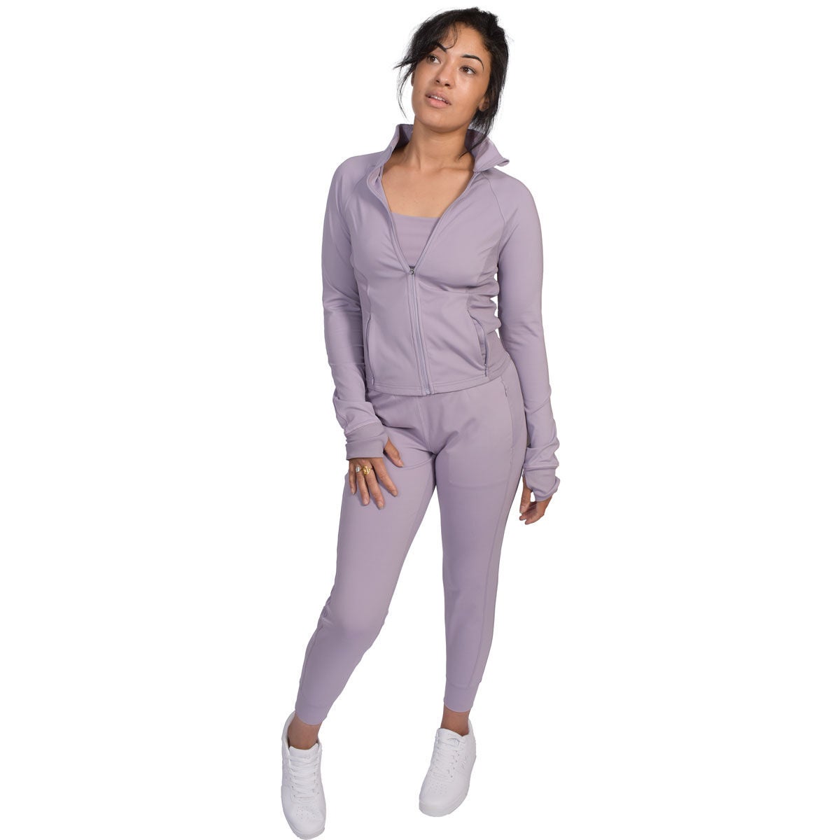 90 Degree Women's Cropped Zip-up Yoga Jacket