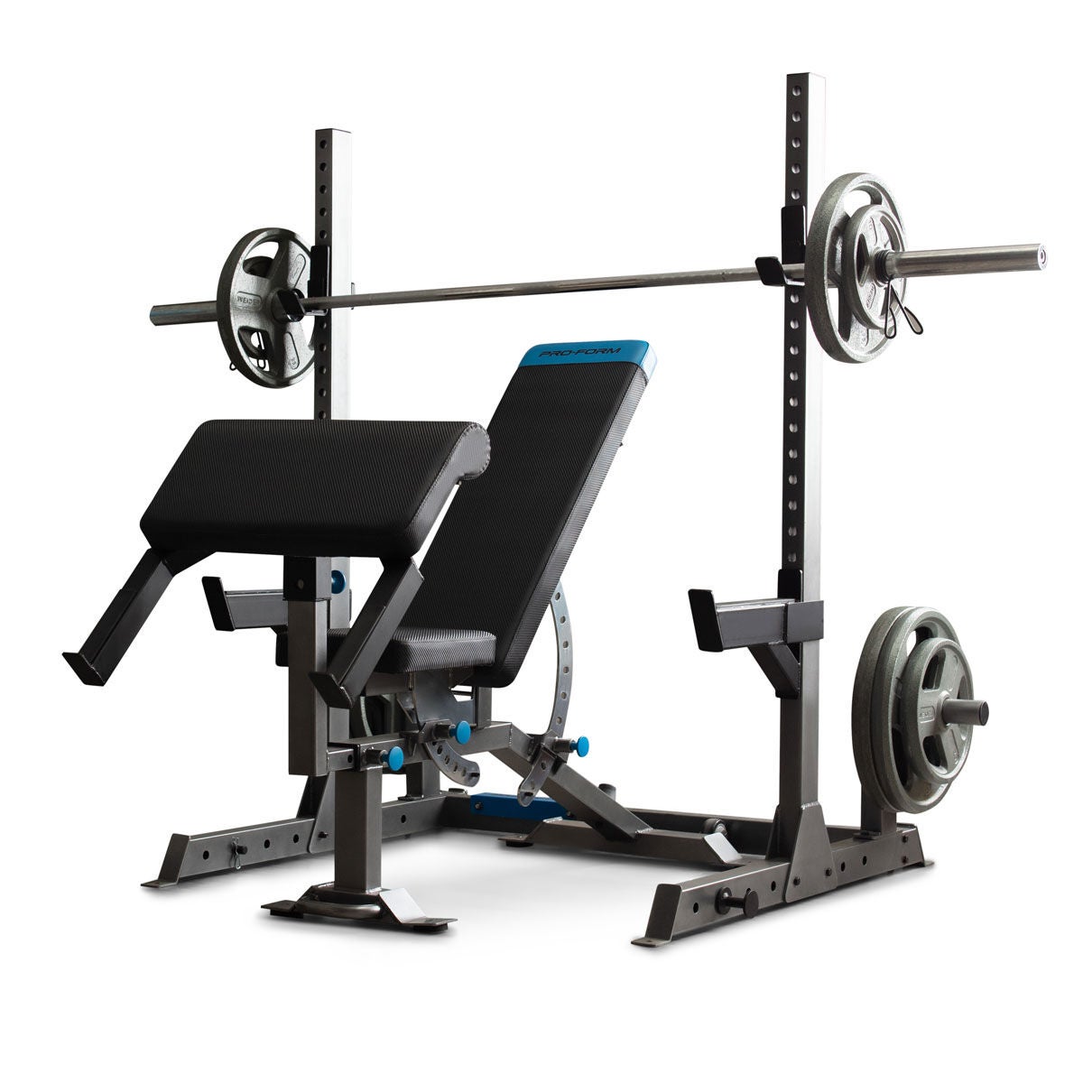 ProForm Carbon Strength Olympic weight bench and squat rack