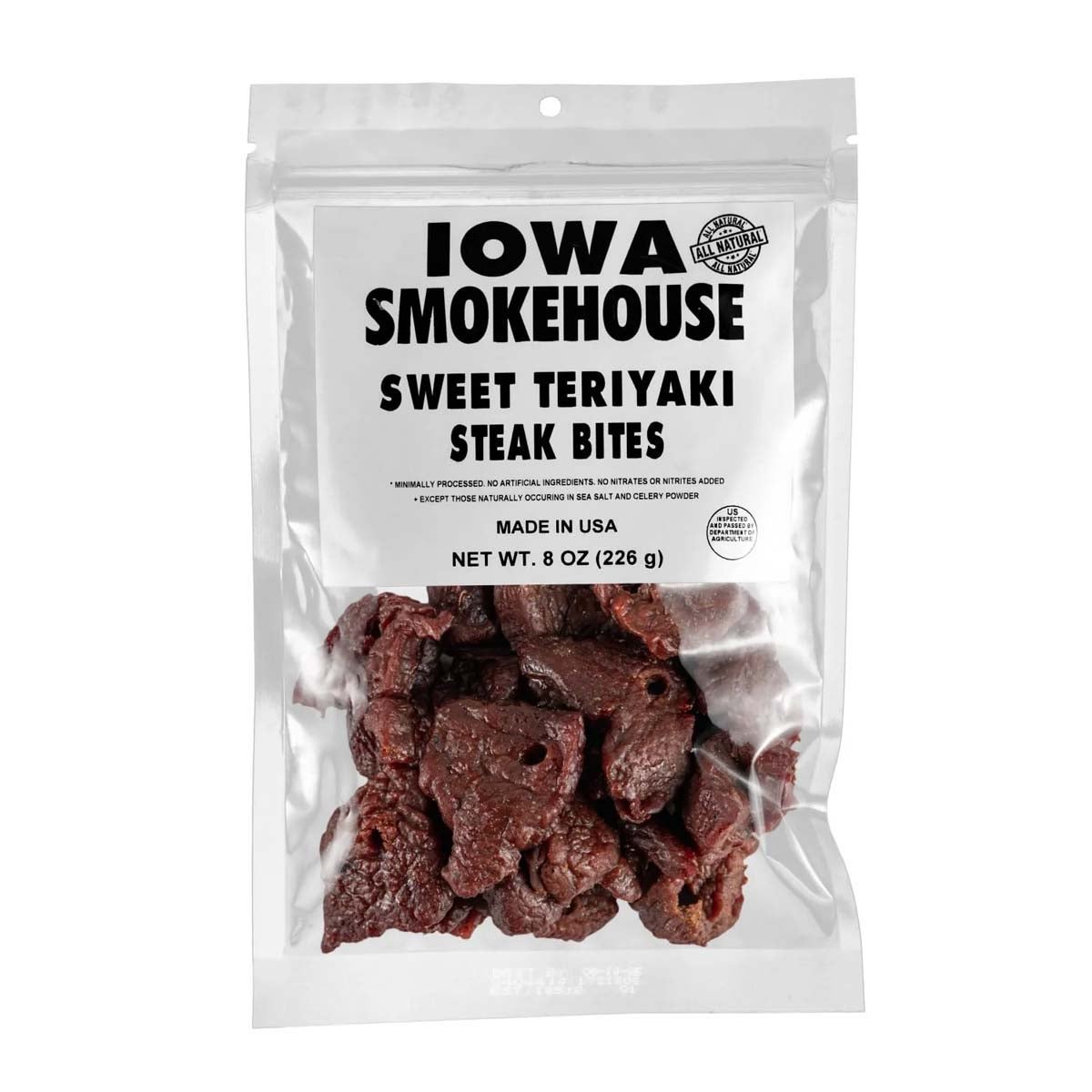 Iowa Smokehouse 8oz Sweet Teriyaki Steak Bites