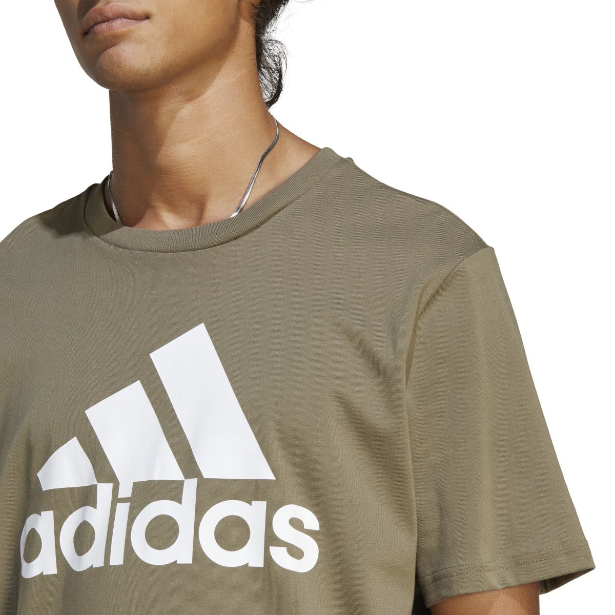 adidas Men's Essentials Single Jersey Big Logo Tee