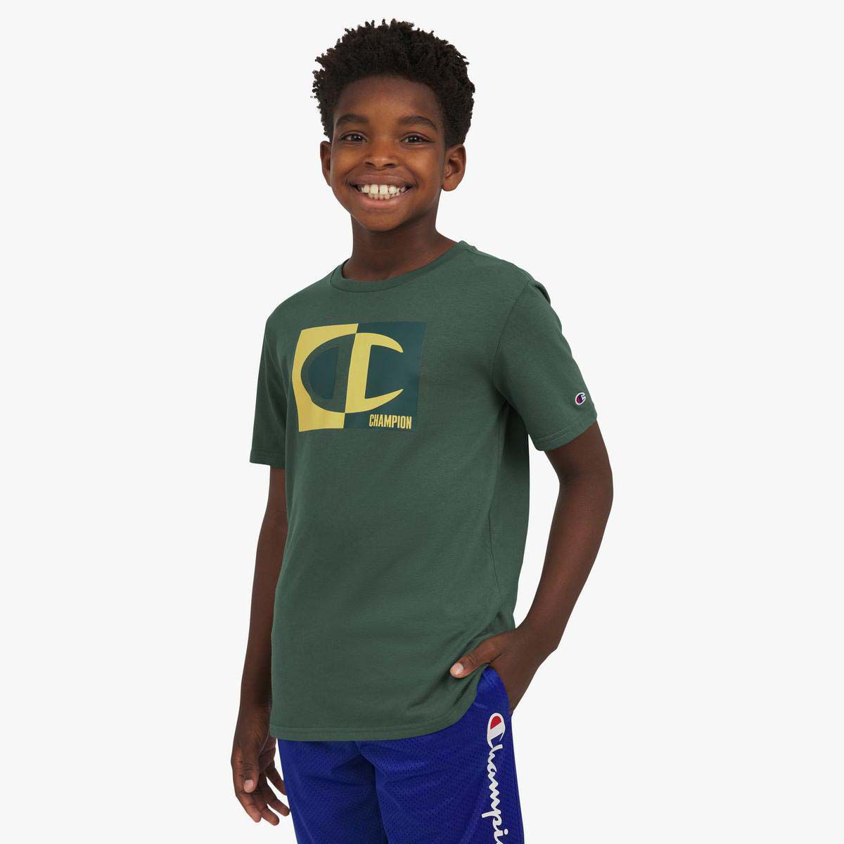 Champion 2 Tone Block Tee