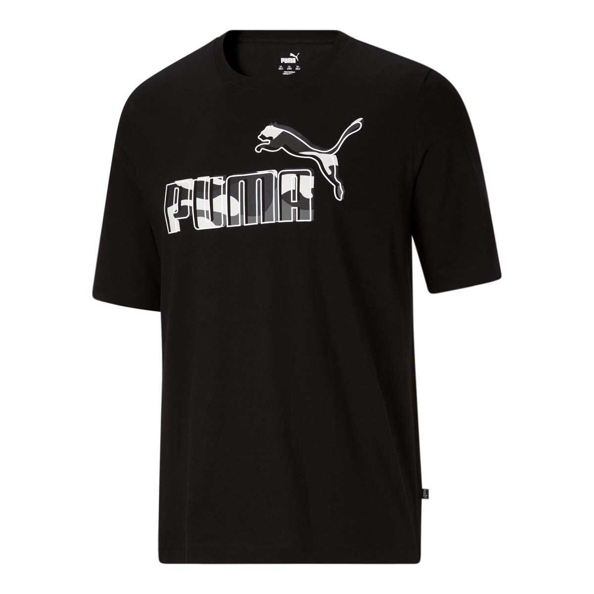 Puma Men's 3x Camo Fill Logo Tee