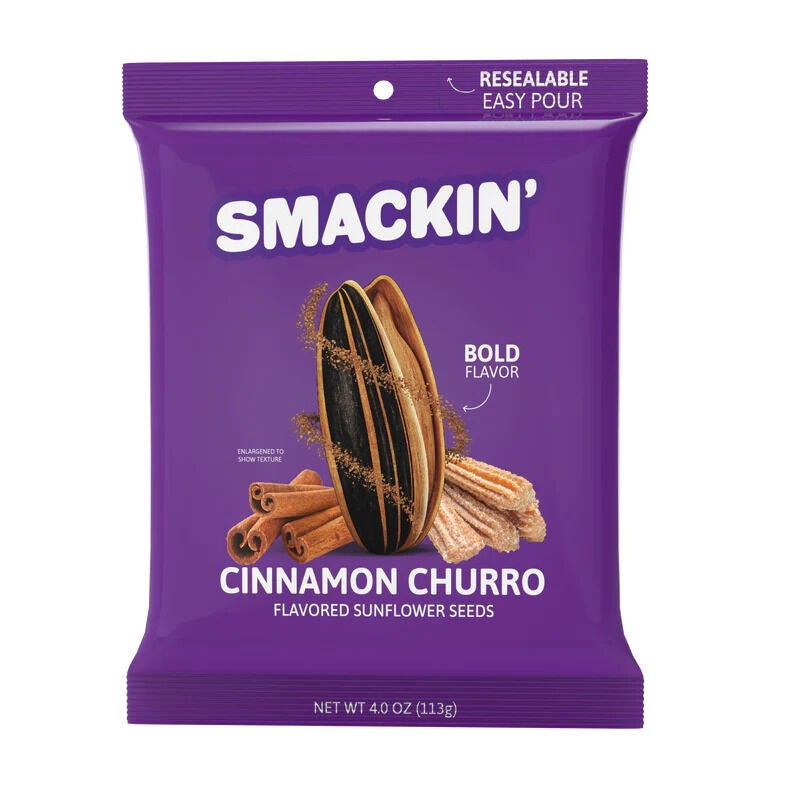 Smackin Seeds Cinnamon Churro Sunflower Seeds