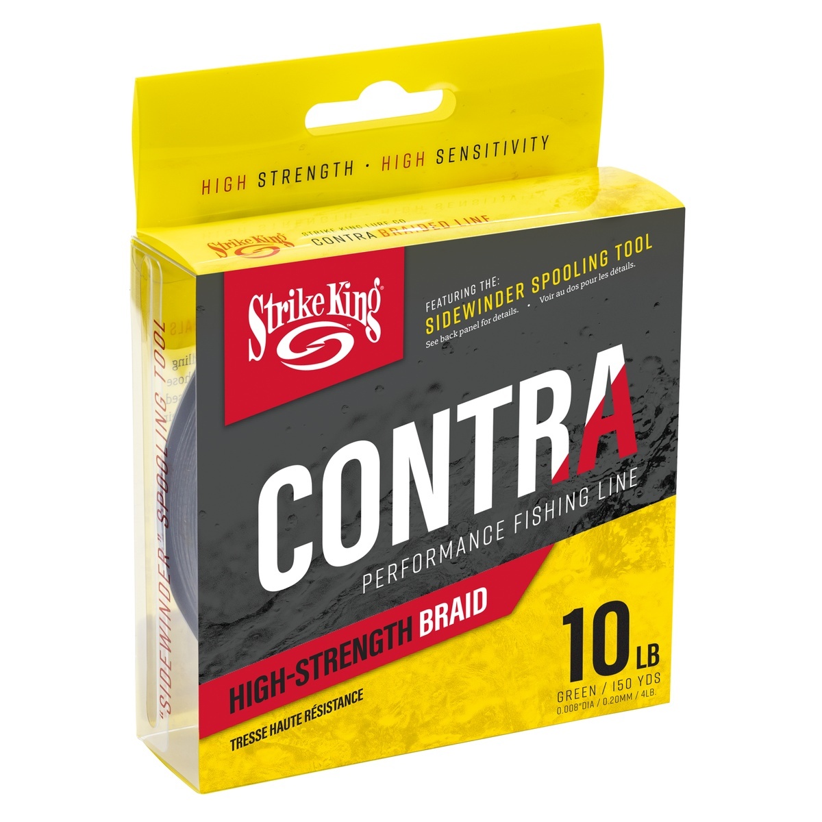 Strike King Contra Braid 20 lb 300-Yard Green Braided Fishing Line