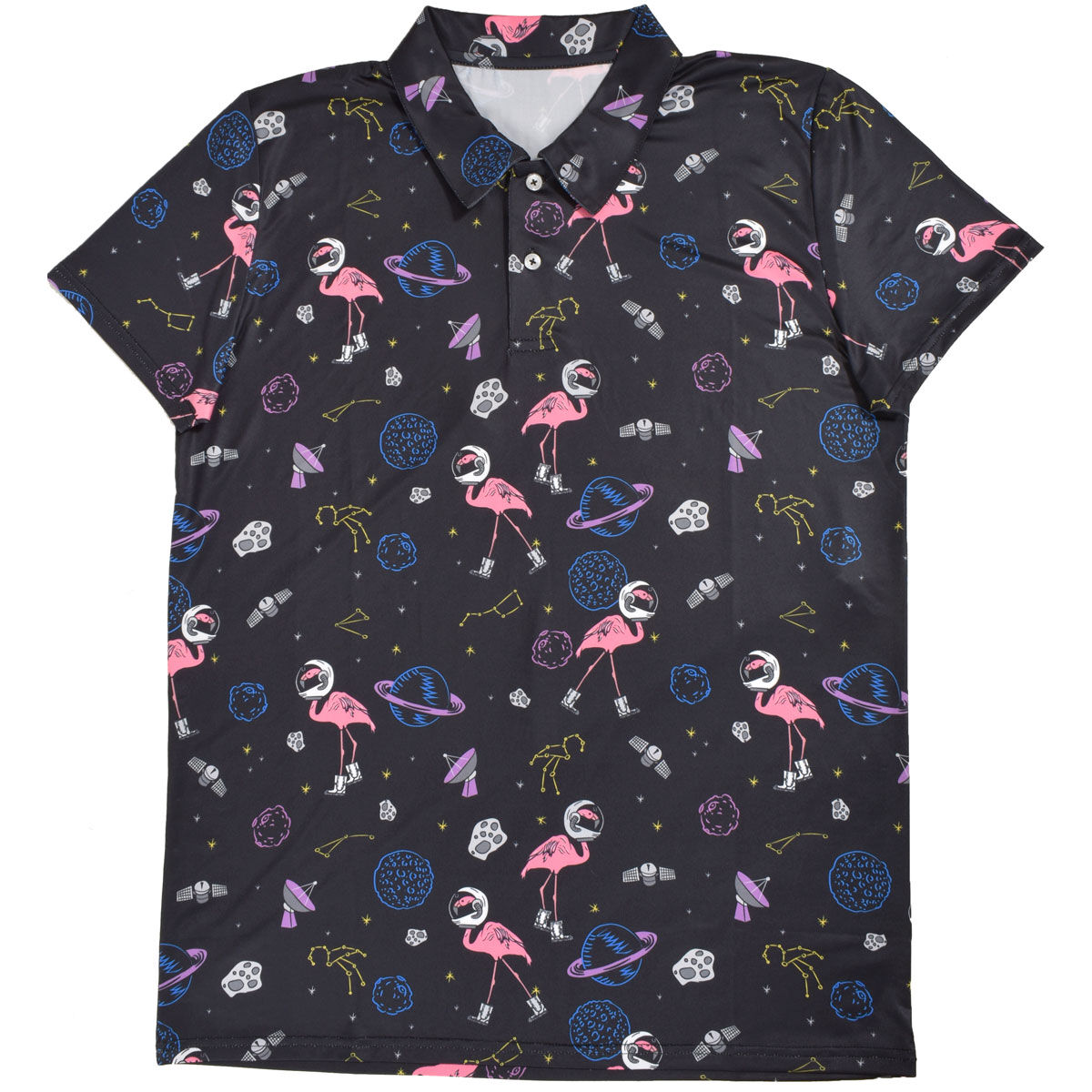 Aeroline Boy's Flamingo Print Polo