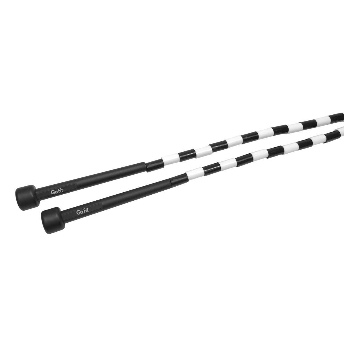 Go Fit 9' Adjustable Beaded Jump Rope with Foam Padded Handles