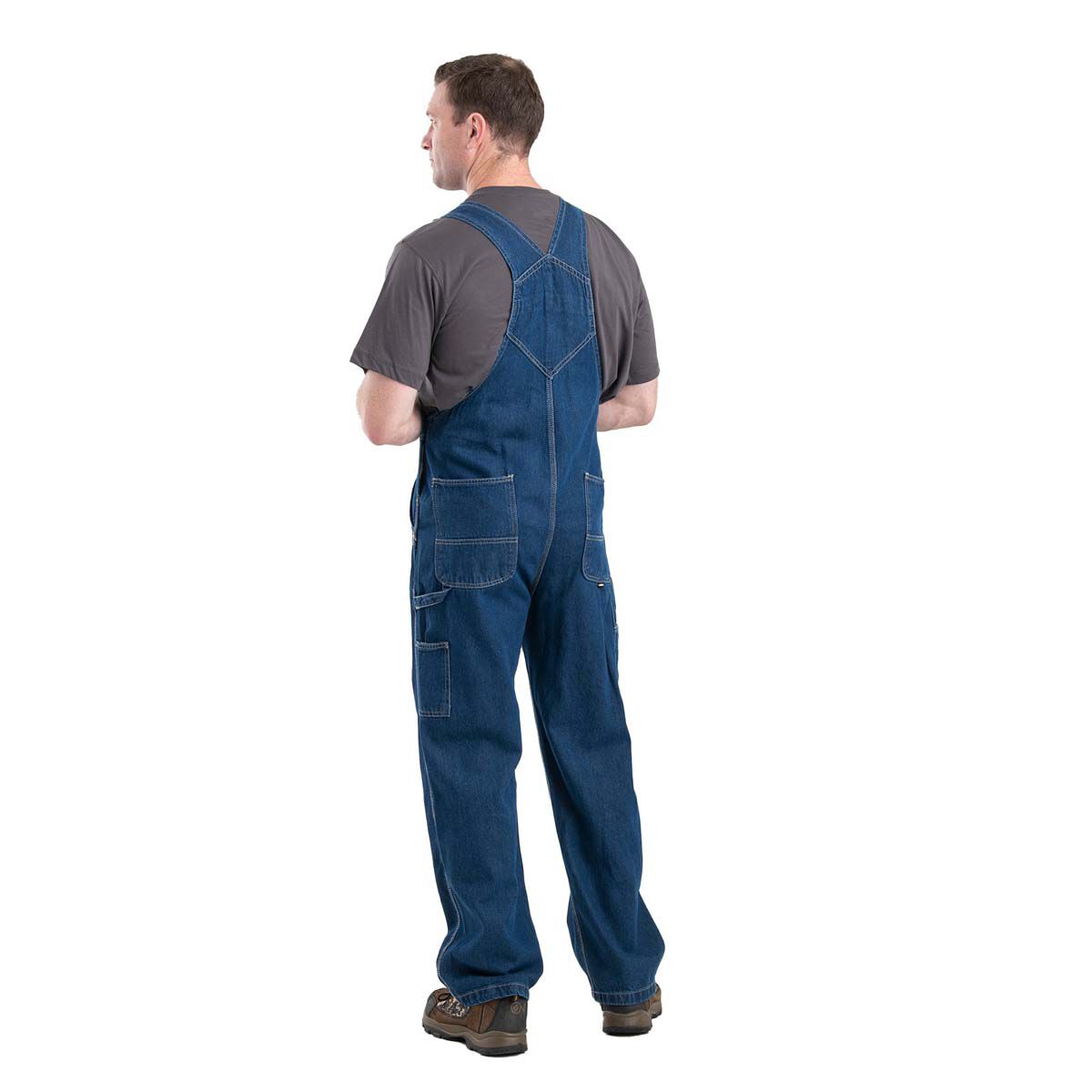 Berne Men's Heritage Unlined Washed Denim Bib Overall