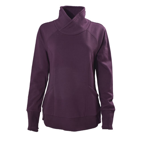 90 Degree Women's Long Sleeve Plus Pullover With Pocket Fleece Hoodie