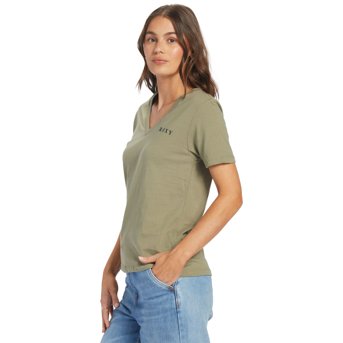 Roxy Women's Short Sleeve V-Neck Tee