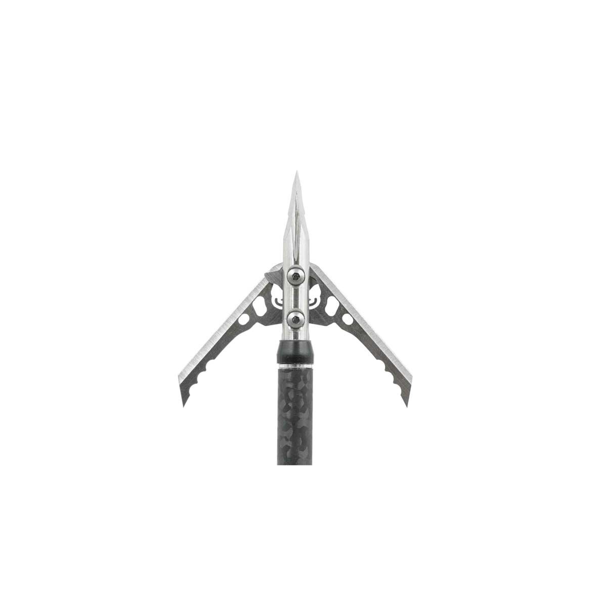 2-Blade Hypodermic Expandable Arrowheads 100 Grain - Stainless Steel Hunting
