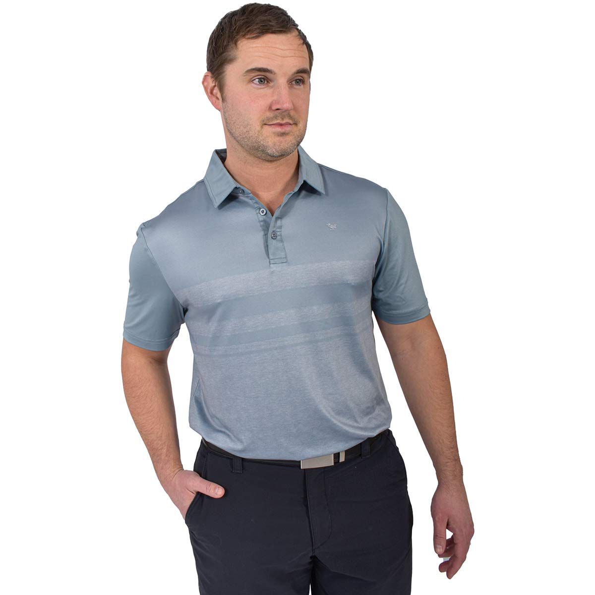 Veelo Golf Men's Color Blocked Polo