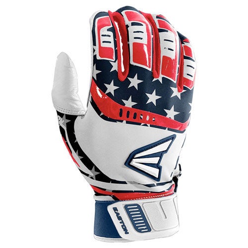 Easton Youth Walk-Off Stars & Stripes Batting Gloves