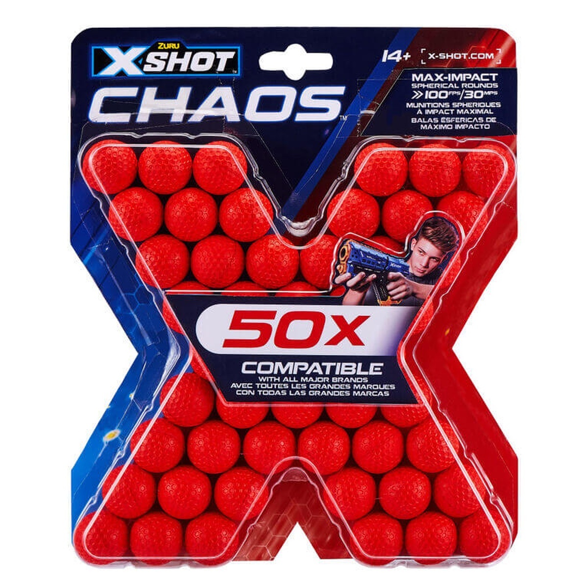 X-shot Chaos Round Blaster Refill Pack