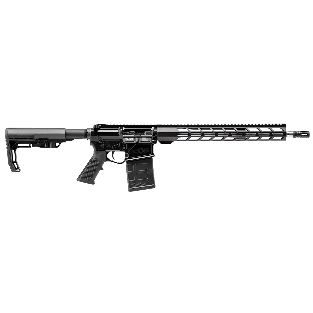 Patriot Ordnanc LMR BASE308 16.5"10RD BLK Tactical Centerfire Rifle