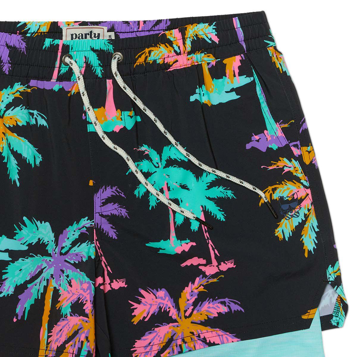 Party Pants Men's Funky Palms Short